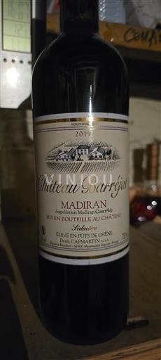 Tây Nam Madiran Château Barrejat Sélection 2019