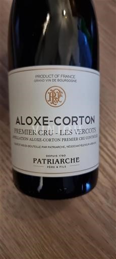 Burgundija Aloxe-Corton Premier Cru Patriarche Père & Fils Premier Cru - Les Vercots Neleten.