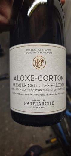 Bourgogne Aloxe-Corton Premier Cru Patriarche Père & Fils Premier Cru - Les Vercots Không niên vụ