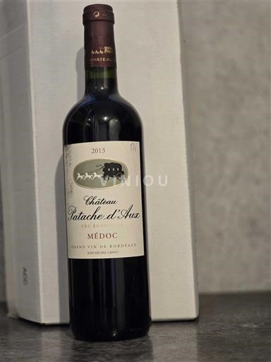 Bordeaux Médoc Cru Bourgeois Château Patache d'Aux 2013