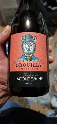 Beaujolais Brouilly Terres Lacondemine Gorge du Loup 2023