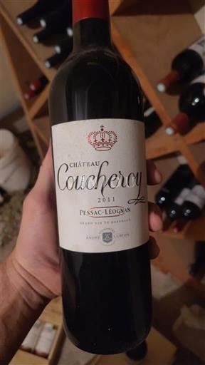 Bordeaux Pessac-Léognan Chateau coucheroy 2011