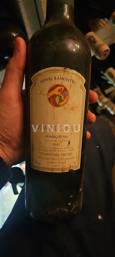 Sudoeste Jurançon Domaine Cauhapé Chant des Vignes 2007