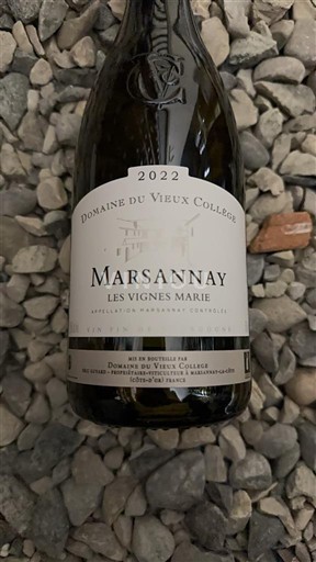 Burgundsko Marsannay Domaine Vieux Collège Les Vignes Marie 2022
