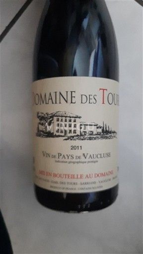 Rona dolina Ni doloceno Domaine Des Tours / Des Tours 2011