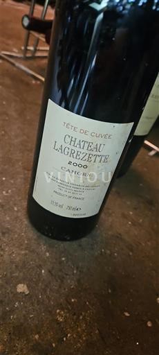 Lounais-Ranska Cahors Château Lagrézette Tête de 2000