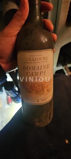 Roussillon Collioure Domaine Campi 1998