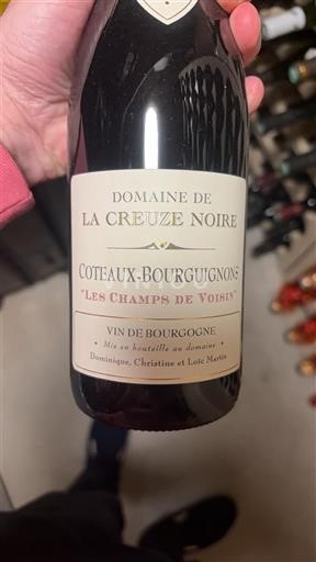 Bourgogne Bourgogne skråninger Domaine La Creuze Noire Les Champs de Voisins 2022