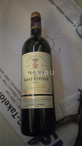 Bordeaux Saint-Estèphe Marquis de Saint-Estèphe 2000