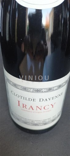 Bourgogne Irancy Clotilde Davenne 2011