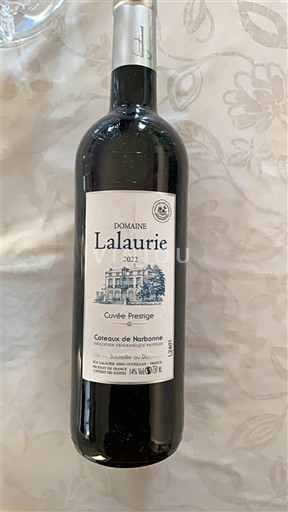 Linguadoca e Rossiglione Coteaux di Narbonne Domaine Lalaurie Prestige 2022