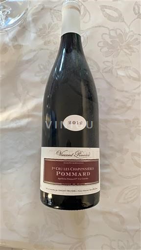 Borgoña No especificado Premier Cru Vincent Prunier 1er Cru Les Chaponnières 2012