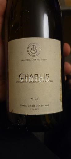 Burgundi Chablis Jean-Claude Boisset 2004