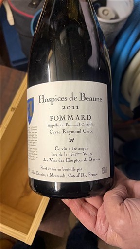 Burgundi Pommard Hospices de Beaune Raymond Cyrot 2011