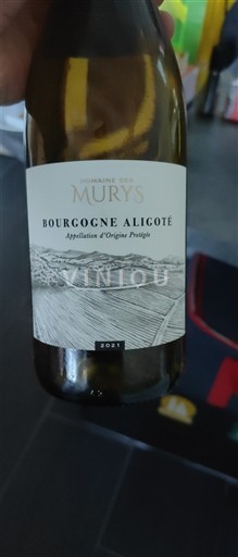 Burgundy Bourgogne Aligoté Domaine S Murys 2021