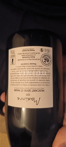 Thung lũng sông Loire Muscadet Sèvre et Maine Bruno Cormerais Maxime 2019