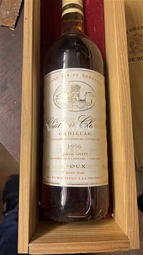 Bordeaux Cadillac Château Clarence 1996