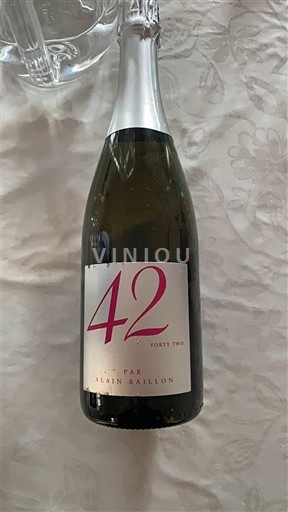 Champagne Sâm-panh Alain Bailly 42 Forty Two Không niên vụ