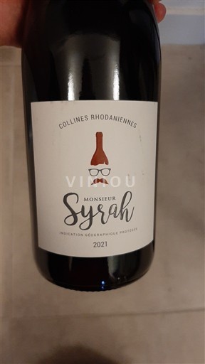 Alps and Rhone Valley Rhône Hills Monsieur Syrah 2021