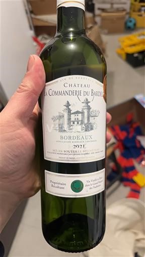 Bordeaux Château La Commanderie du Bardelet 2021