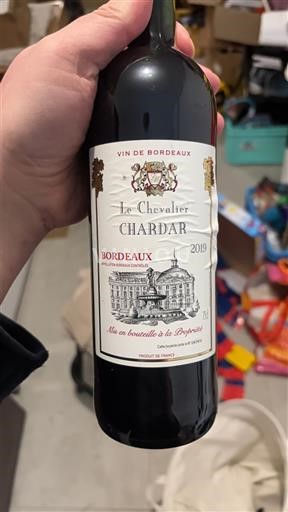 Bordeaux Le Chevalier Chardar 2019