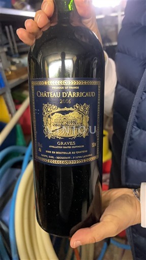 Wines Rouge sec Château Arricaud 2006 France Bordeaux Graves AOC