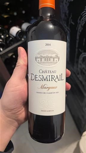 Burdeos Margaux Desmirail 2014