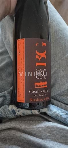 Alsace Cru d'Alsace Domaine Bott-Geyl Grafenreben 2020
