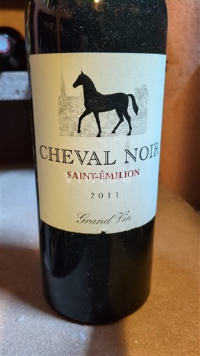 Bordeaux Saint-Émilion Cheval Noir Grand Vin 2011
