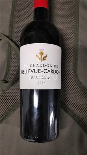 Burdeos Pauillac Bellevue-Cardon Le Chardon de Bellevue-Cardon 2014