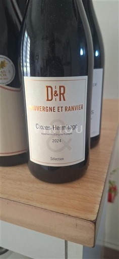 Rhônen laakso Crozes-Hermitage Domaine Duvernay et Ranvier Sélection 2024