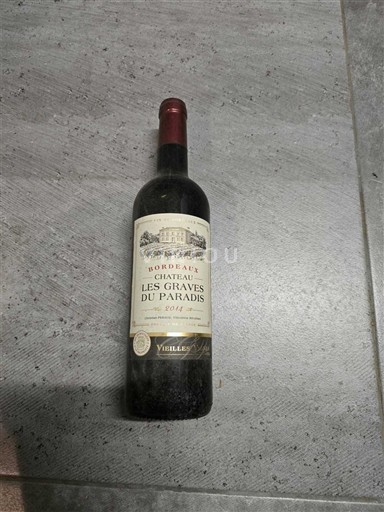 Burdeos Bordeaux Château Les Graves du Paradis 2014