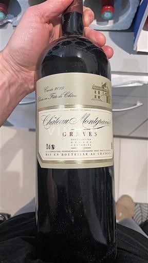 Wines Rouge sec Cuvée 2015 Élevé en Fûts de Chêne Château Montpezat 2015 France Bordeaux Graves AOC