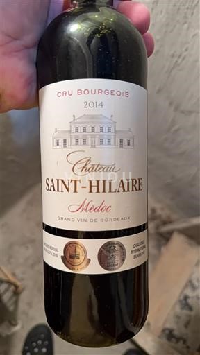 Bordeaux Médoc Château Saint-Hilaire 2014