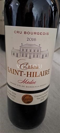 Bordeaux Médoc Château Saint-Hilaire 2016