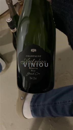 Champaña Champán Austreau Réserve Brut Grand Cru Sin añada