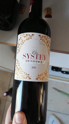 Burdeos Saint-Émilion Gran Cru Grand Cru Clos Systey 2015