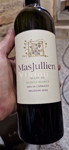 Languedoc Not Specified Mas Jullien Blanc de Raisins Blancs 2023