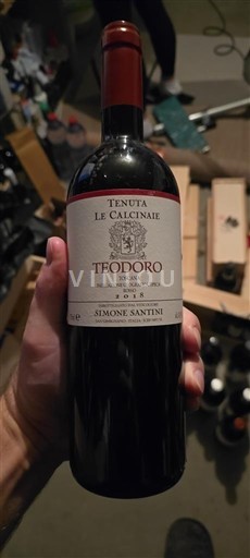 Toscana Tenuta Le Calcinaie Teodoro 2018