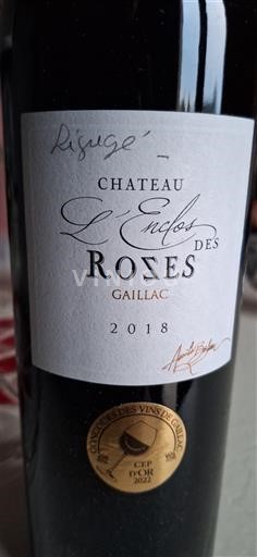 Tây Nam Gaillac Château L'Enclos des Roses Risqué 2018