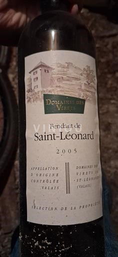 Valais Không được chỉ định Domaine Domaines des Virets Fendant de Saint-Léonard 2005