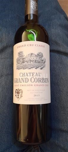 Bordeaux Saint-Émilion Grand Cru Grand Cru Château Grand Corbin 2013