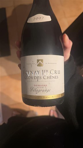 Bourgogne Ikke specificeret Premier Cru Domaine Lagrange Clos des Chênes 2007