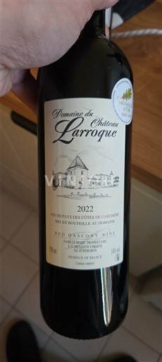 Sudoeste Côtes de Gascogne Domaine Château Larroque 2022