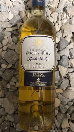 Castilien og León Rueda Herederos del Marqués de Riscal Rueda Verdejo 2016