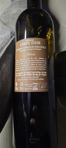 Provenza Coteaux Varois en Provenza Château Carpe Diem Artus Senza annata