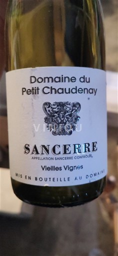 Loirevallei Sancerre Domaine Petit Chaudenay Vieilles Vignes Niet-geïntegreerd