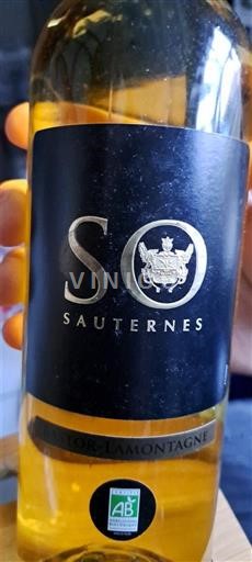 Bordeaux Sauternes Château Lamontagne SO 2017