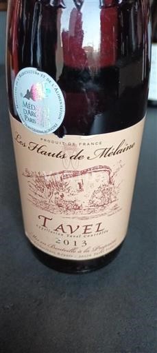 Rona dolina Tavel Les Hauts de Miliane 2013