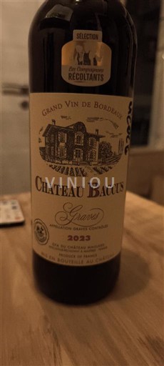 Burdeos Bordeaux Château Baccus Grande Réserve 2023